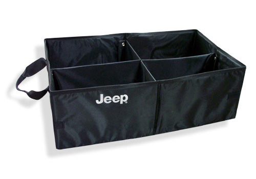 Mopar OEM Collapsible Cargo Tote with Jeep Logo - Click Image to Close